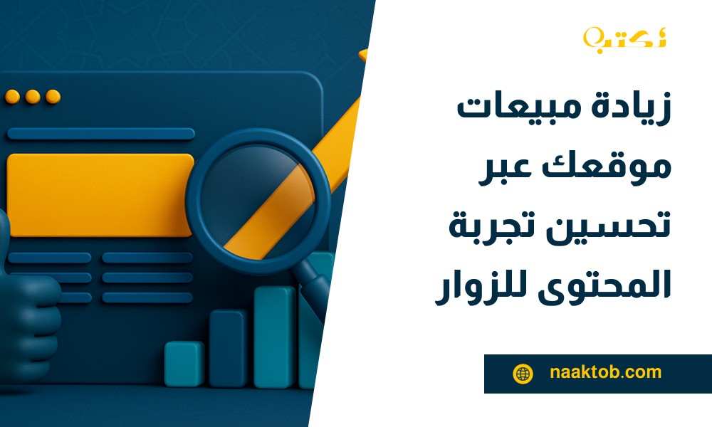 زيادة مبيعات موقعك عبر تحسين تجربة المحتوى للزوار