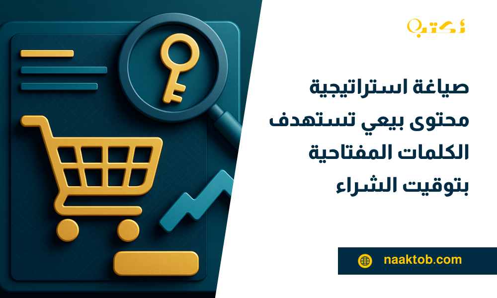 صياغة استراتيجية محتوى بيعي تستهدف الكلمات المفتاحية بتوقيت الشراء