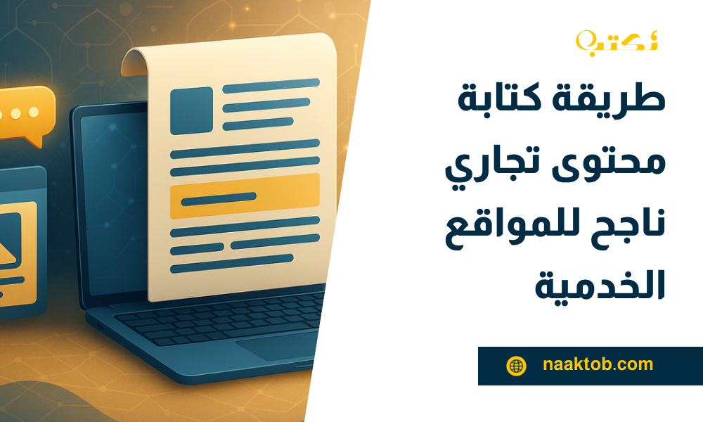 طريقة كتابة محتوى تجاري ناجح للمواقع الخدمية