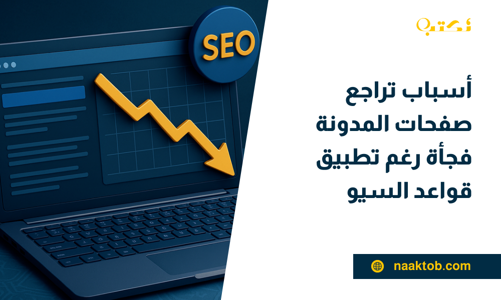 تراجع صفحات المدونة في جوجل