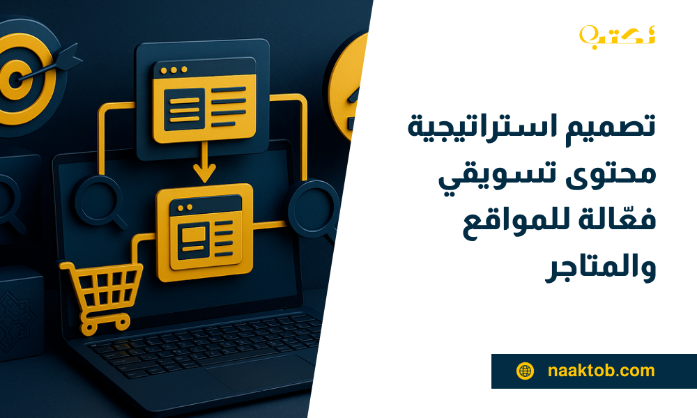 تصميم استراتيجية محتوى تسويقي فعّالة للمواقع والمتاجر